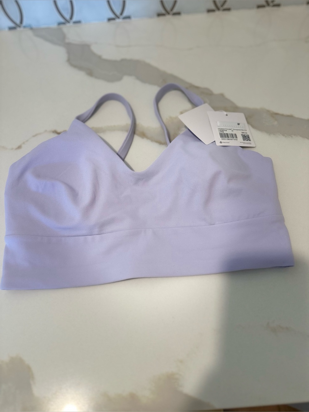 NWT Lululemon Focuser Scoop-neck Bra C/D Lavender Frost Cup sz M